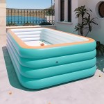 large inflatable swimming pool, green swimming pool, suitable for home yard, outdoor pool, summer family gathering, must have pool for playing water large inflatable swimming pool, green swimming pool, suitable for home yard, outdoor pool, summer family gathering, must have pool for playing water
