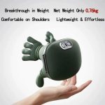 massager, real hand simulation shiatsu deep tissue electric massager for neck, back & shoulders, 3d kneading, 3 speed adjustable usb rechargeable (green)