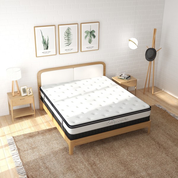 osteopedic euro top mattress pocket spring medium firm hybrid design bed 30cm king single white osteopedic euro top mattress pocket spring medium firm hybrid design bed 30cm king single white