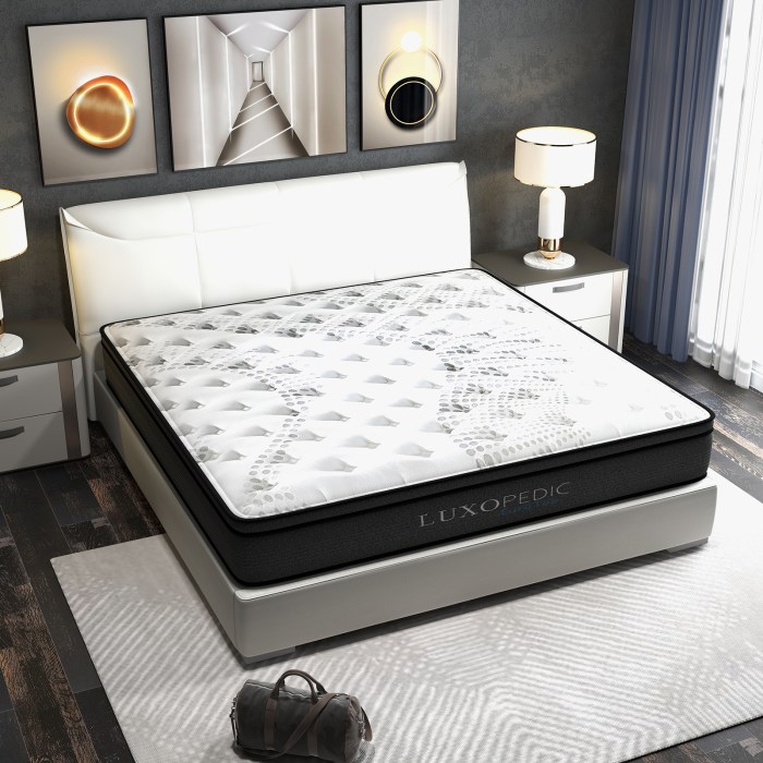 luxopedic pocket spring mattress 5 zone 32cm euro top memory foam medium firm queen white grey luxopedic pocket spring mattress 5 zone 32cm euro top memory foam medium firm queen white grey