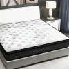 luxopedic pocket spring mattress 5 zone 32cm euro top memory foam medium firm queen white grey luxopedic pocket spring mattress 5 zone 32cm euro top memory foam medium firm queen white grey