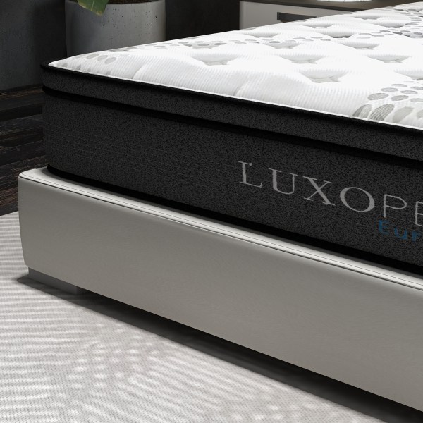 luxopedic pocket spring mattress 5 zone 32cm euro top memory foam medium firm queen white grey luxopedic pocket spring mattress 5 zone 32cm euro top memory foam medium firm queen white grey