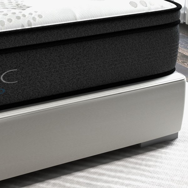 luxopedic pocket spring mattress 5 zone 32cm euro top memory foam medium firm queen white grey luxopedic pocket spring mattress 5 zone 32cm euro top memory foam medium firm queen white grey