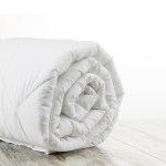 casa decor silk touch quilt 360gsm all seasons antibacterial hypoallergenic single white