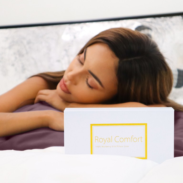 royal comfort mulberry soft silk hypoallergenic pillowcase twin pack 51 x 76cm malaga wine