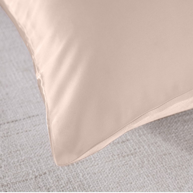royal comfort pure silk pillow case 100% mulberry silk hypoallergenic pillowcase champagne pink