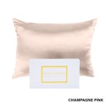 royal comfort pure silk pillow case 100% mulberry silk hypoallergenic pillowcase champagne pink