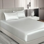 royal comfort satin sheet set 3 piece fitted sheet pillowcase soft king silver