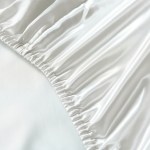royal comfort satin sheet set 3 piece fitted sheet pillowcase soft king silver