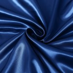 royal comfort satin sheet set 3 piece fitted sheet pillowcase soft king navy blue