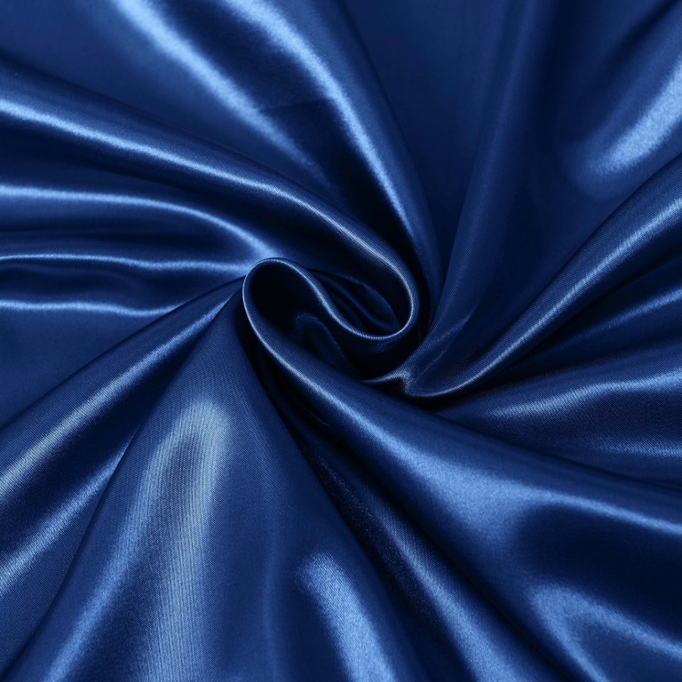 royal comfort satin sheet set 3 piece fitted sheet pillowcase soft king navy blue