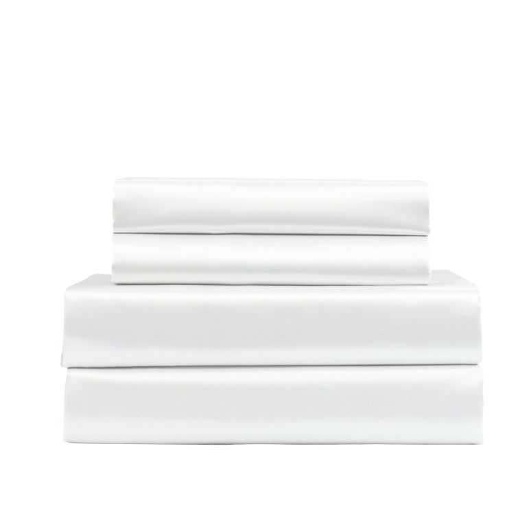royal comfort satin sheet set 4 piece fitted flat sheet pillowcases king white royal comfort satin sheet set 4 piece fitted flat sheet pillowcases king white