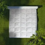 royal comfort 1000gsm luxury bamboo covered mattress topper ball fibre gusset king white royal comfort 1000gsm luxury bamboo covered mattress topper ball fibre gusset king white