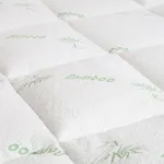 royal comfort 1000gsm luxury bamboo covered mattress topper ball fibre gusset king white royal comfort 1000gsm luxury bamboo covered mattress topper ball fibre gusset king white