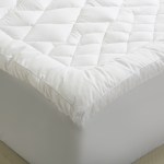 royal comfort 1200gsm deluxe 7 zone mattress topper luxury gusset breathable double white