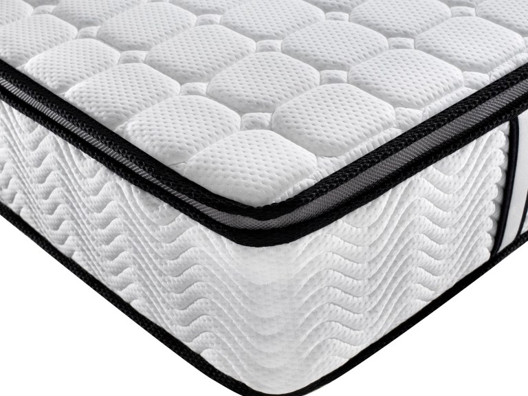 ergopedic mattress 5 zone latex pocket spring mattress in a box 30cm king single white grey black ergopedic mattress 5 zone latex pocket spring mattress in a box 30cm king single white grey black