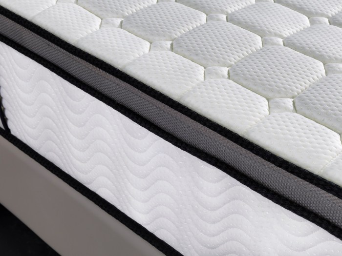 ergopedic mattress 5 zone latex pocket spring mattress in a box 30cm king single white grey black ergopedic mattress 5 zone latex pocket spring mattress in a box 30cm king single white grey black