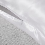 royal comfort pure silk pillow case 100% mulberry silk hypoallergenic pillowcase white
