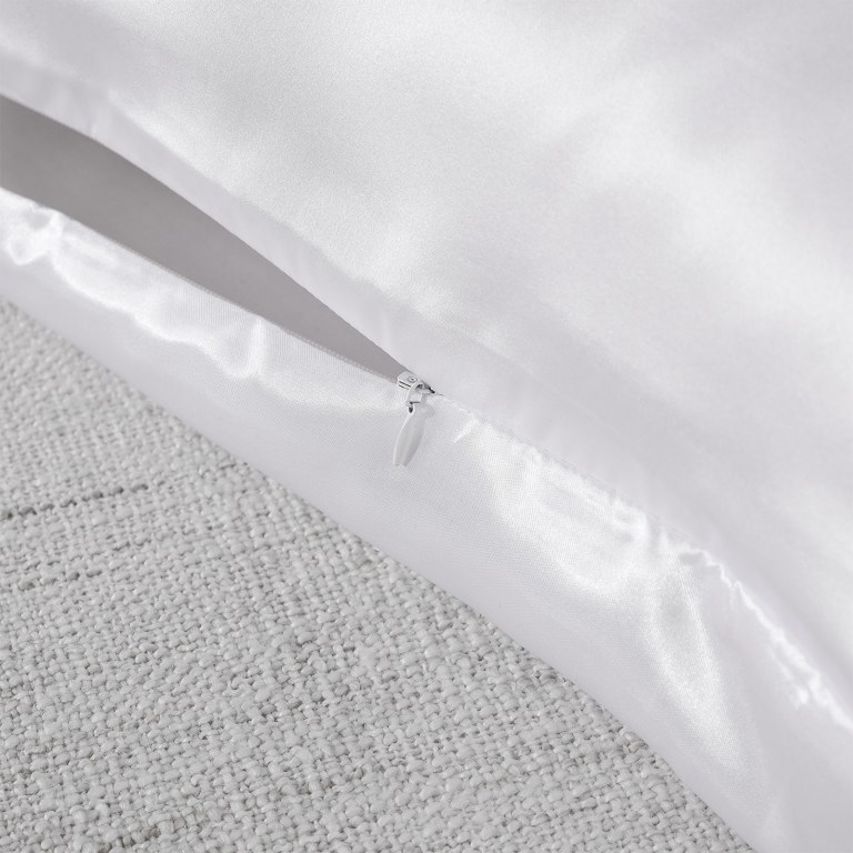royal comfort pure silk pillow case 100% mulberry silk hypoallergenic pillowcase white