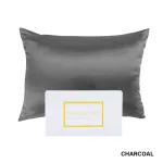 royal comfort pure silk pillow case 100% mulberry silk hypoallergenic pillowcase charcoal