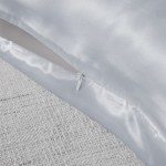 royal comfort pure silk pillow case 100% mulberry silk hypoallergenic pillowcase silver