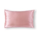 royal comfort pure silk pillow case 100% mulberry silk hypoallergenic pillowcase blush