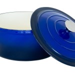 26cm enamelled cast iron french oven casserole (4.7l) blue 26cm enamelled cast iron french oven casserole (4.7l) blue