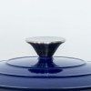 26cm enamelled cast iron french oven casserole (4.7l) blue