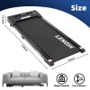 1.5 hp 52cm electric walking pad treadmill with remote control and display screen 1.5 hp 52cm electric walking pad treadmill with remote control and display screen