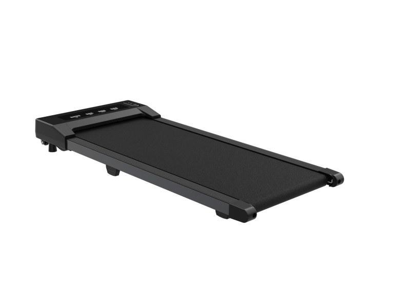 1.5 hp 52cm electric walking pad treadmill with remote control and display screen