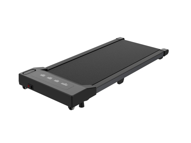 1.5 hp 52cm electric walking pad treadmill with remote control and display screen