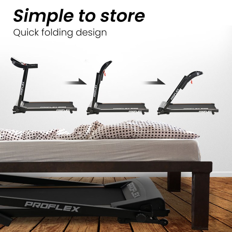 proflex trx3 electric treadmill, compact size, foldable, usb/mp3, pulse sensors proflex trx3 electric treadmill, compact size, foldable, usb/mp3, pulse sensors
