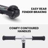 rovo kids whizkid electric scooter, ages 5 11, adjustable height, au compliant, lithium battery, brushless motor, black rovo kids whizkid electric scooter, ages 5 11, adjustable height, au compliant, lithium battery, brushless motor, black