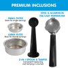pronti cm 850d coffee machine 20 bar espresso maker with milk frother and 1.25l tank