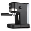 pronti cm 850d coffee machine 20 bar espresso maker with milk frother and 1.25l tank