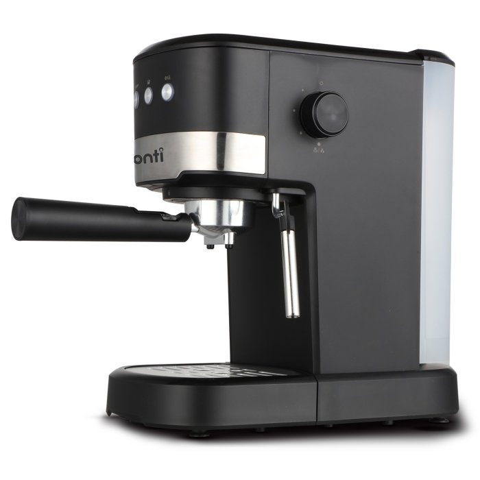 pronti cm 850d coffee machine 20 bar espresso maker with milk frother and 1.25l tank