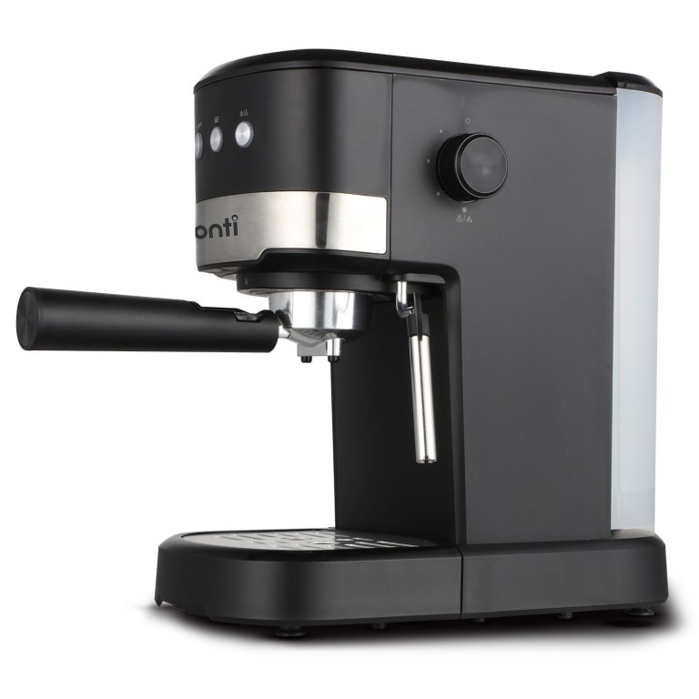 pronti cm 850d coffee machine 20 bar espresso maker with milk frother and 1.25l tank