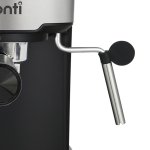 pronti cm 850d coffee machine 20 bar espresso maker with milk frother and 1.25l tank