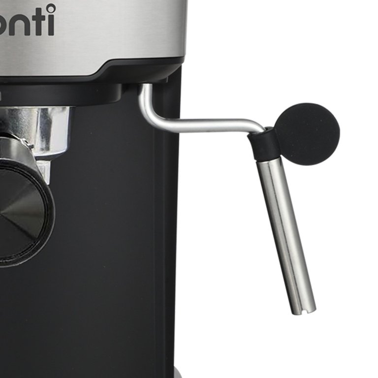 pronti cm 850d coffee machine 20 bar espresso maker with milk frother and 1.25l tank