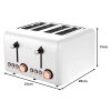 pronti breakfast set with rose gold kettle & toaster with 1.2l espresso machine white pronti breakfast set with rose gold kettle & toaster with 1.2l espresso machine white