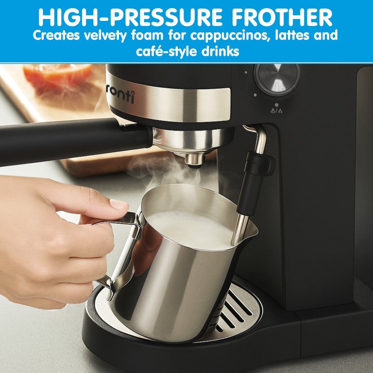 pronti breakfast set with rose gold kettle & toaster with 1.2l espresso machine white pronti breakfast set with rose gold kettle & toaster with 1.2l espresso machine white