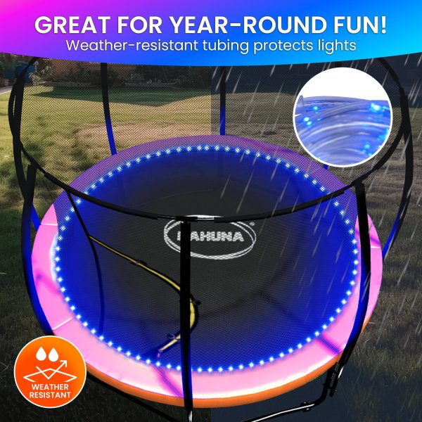 kahuna led kit suits 14ft 16ft trampolines multi colour smart motion sensor lighting with 16 colours kahuna led kit suits 14ft 16ft trampolines multi colour smart motion sensor lighting with 16 colours