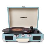 crosley cruiser bluetooth portable turntable turquoise + gadhouse vinyl rack bundle black crosley cruiser bluetooth portable turntable turquoise + gadhouse vinyl rack bundle black