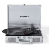 crosley cruiser bluetooth portable turntable silver + gadhouse vinyl rack bundle black crosley cruiser bluetooth portable turntable silver + gadhouse vinyl rack bundle black