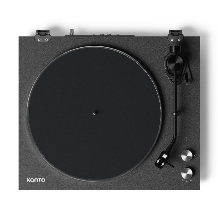 kanto obi3 turntable with bluetooth 5.3, preamp, and pitch control matte black kanto obi3 turntable with bluetooth 5.3, preamp, and pitch control matte black