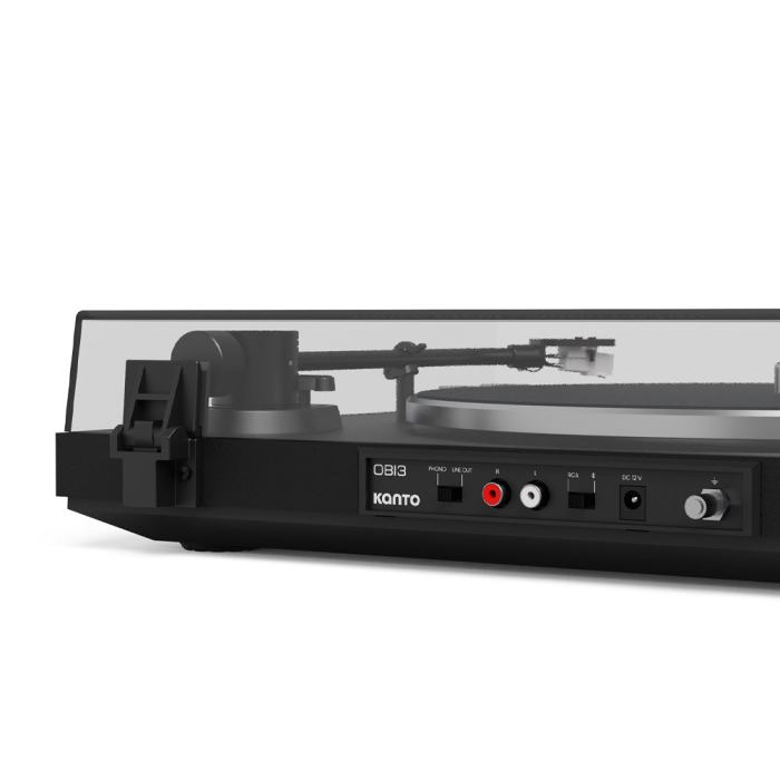 kanto obi3 turntable with bluetooth 5.3, preamp, and pitch control matte black kanto obi3 turntable with bluetooth 5.3, preamp, and pitch control matte black