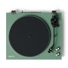 kanto obi3 turntable matte green with kanto ora 100w powered speakers black bundle