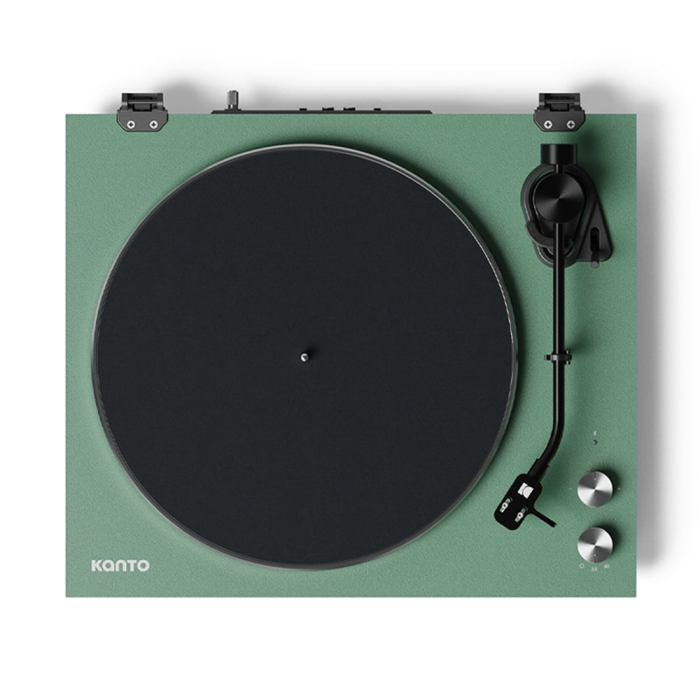 kanto obi3 turntable with bluetooth 5.3, preamp, and pitch control matte green kanto obi3 turntable with bluetooth 5.3, preamp, and pitch control matte green