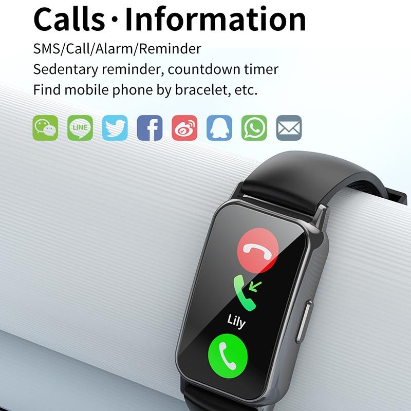 1.47 inch waterproof smart watch heart rate & blood pressure support pink