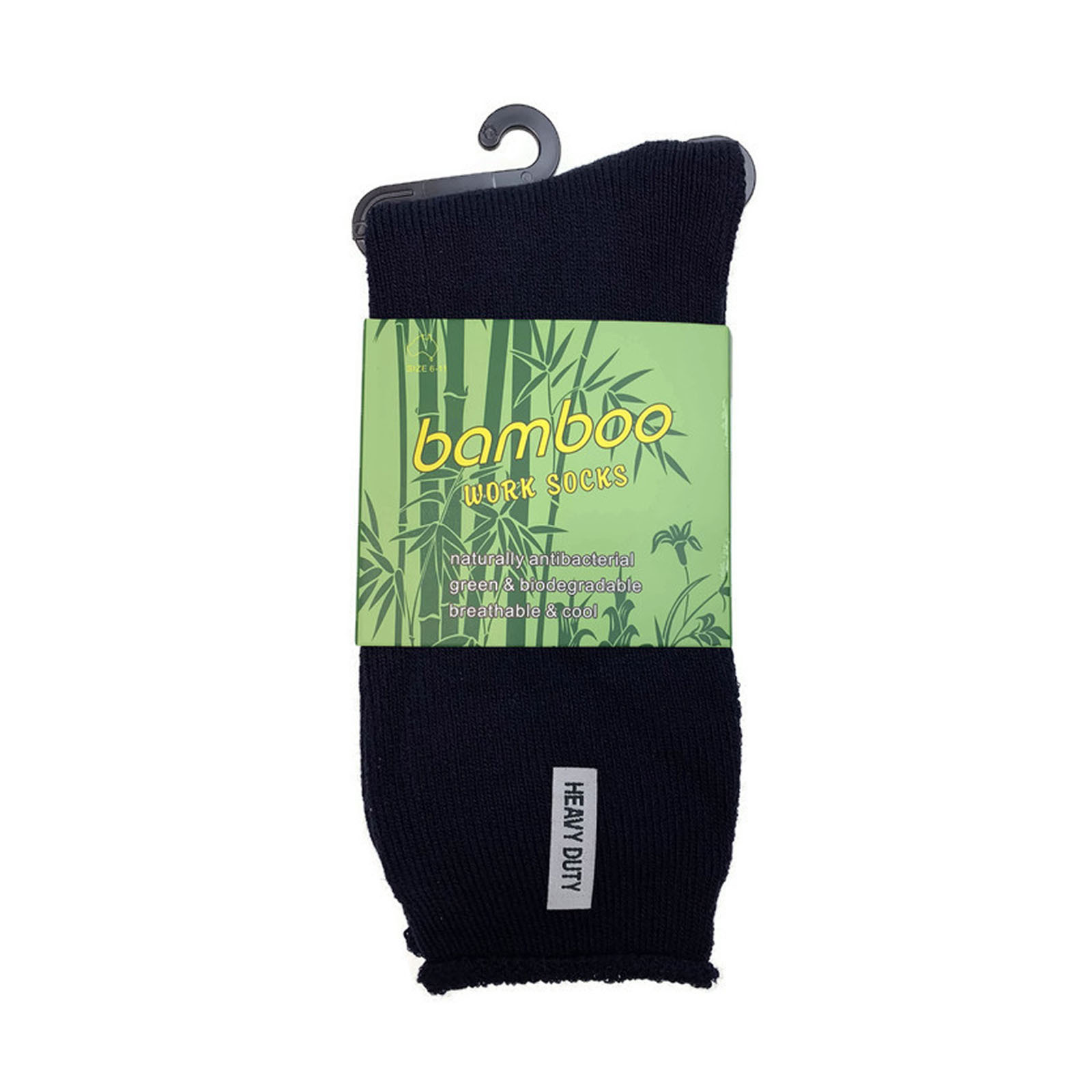 3 pairs premium bamboo socks mens heavy duty thick work socks cushion bulk navy blue 11 14